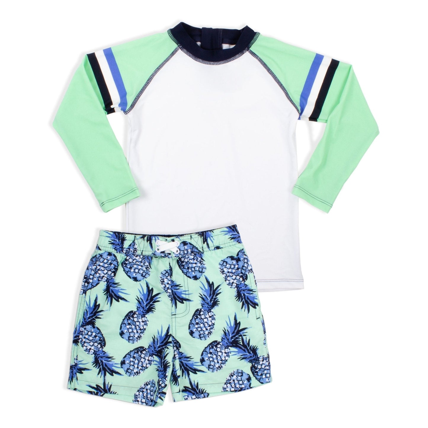 Shade Critter Rashguard Set- Mint Pineapple