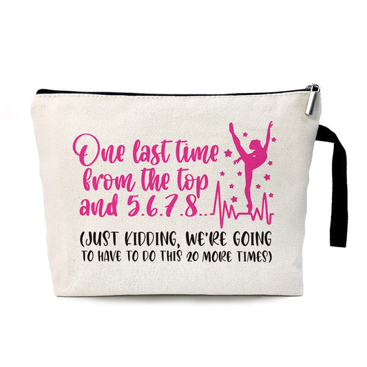 ZHANTUONE Cosmetic Bag，Dance Teacher Gift ，Dance Teacher Appreciation Gift，Dancing School Gifts，dancer gifts，Dance Coach Gift，Dance Team Gifts，Dancer cosmetic bag，Dance Teacher makeup bag