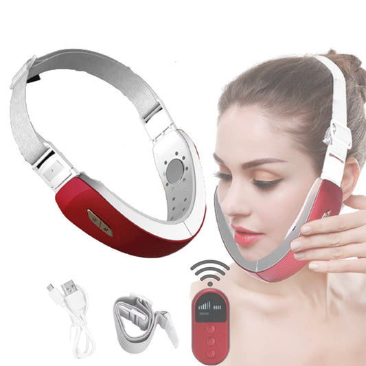 V Face Machine, V-Face Lifting Belt Machine for Wrinkle,Electric Photon Light Therapy Face Nutragena Blue Light Mask for Professional Massage Equipment Lifting Firming Massager
