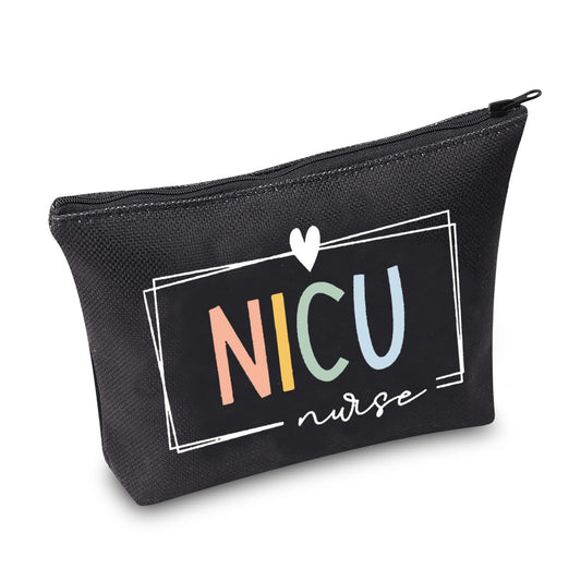 BLUPARK NICU Nurse Makeup Bag NICU Nurse Gift Nurse Makeup Bag Nurse Gift Nurse Accessories NICU Nurse Cosmetic Bag Neonatal Intensive Unit Nurses gift(NICU Nurse)
