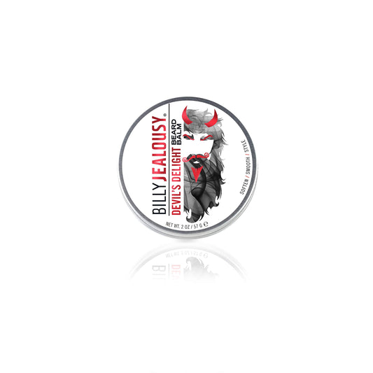 Billy Jealousy Moisturizing Strengthening & Softening Everyday Scented Beard Balm, Devil's Delight, 2 oz.