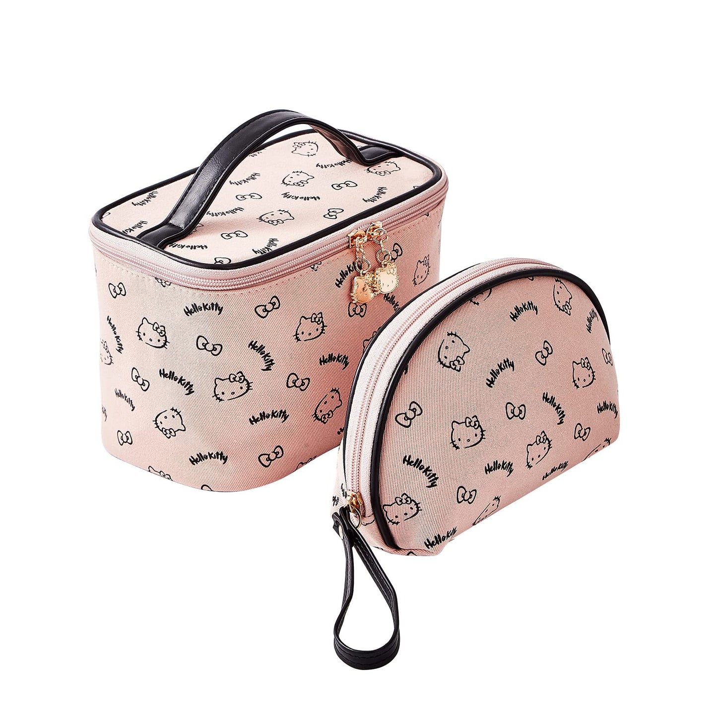 AmBealla Makeup Travel Cosmetic Bags Brush Zipper Case Organizer for Women