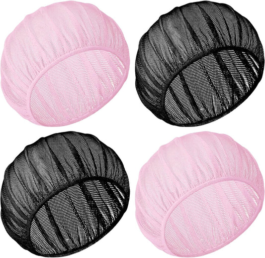 4 Pcs Mesh Sleep Bonnet for Sleeping Women Sleep Cap