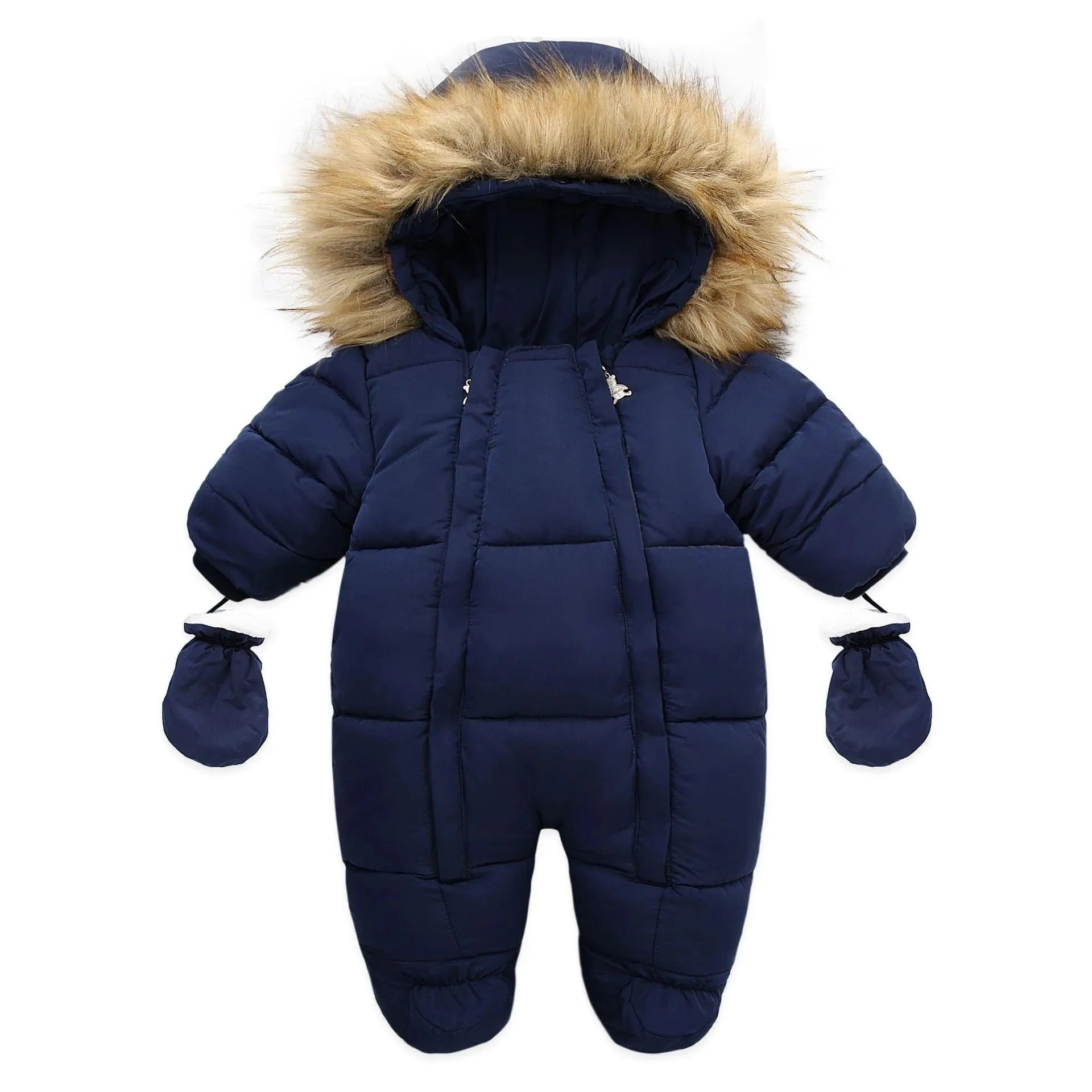 Dark blue-2 / 3-6M(66) Winter Baby Jumpsuit